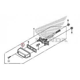 ốp chụp đèn soi biên số AB AIR BLADE 110 ĐẦU BÒ 2011 2012 AB 125 2013 2014 2015 PCX LEAD 125 SH VIỆT 2013 SCOOPY 2022