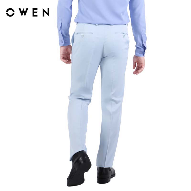 Quần tây nam Owen dáng Regularfit màu xanh nhạt - QR80682