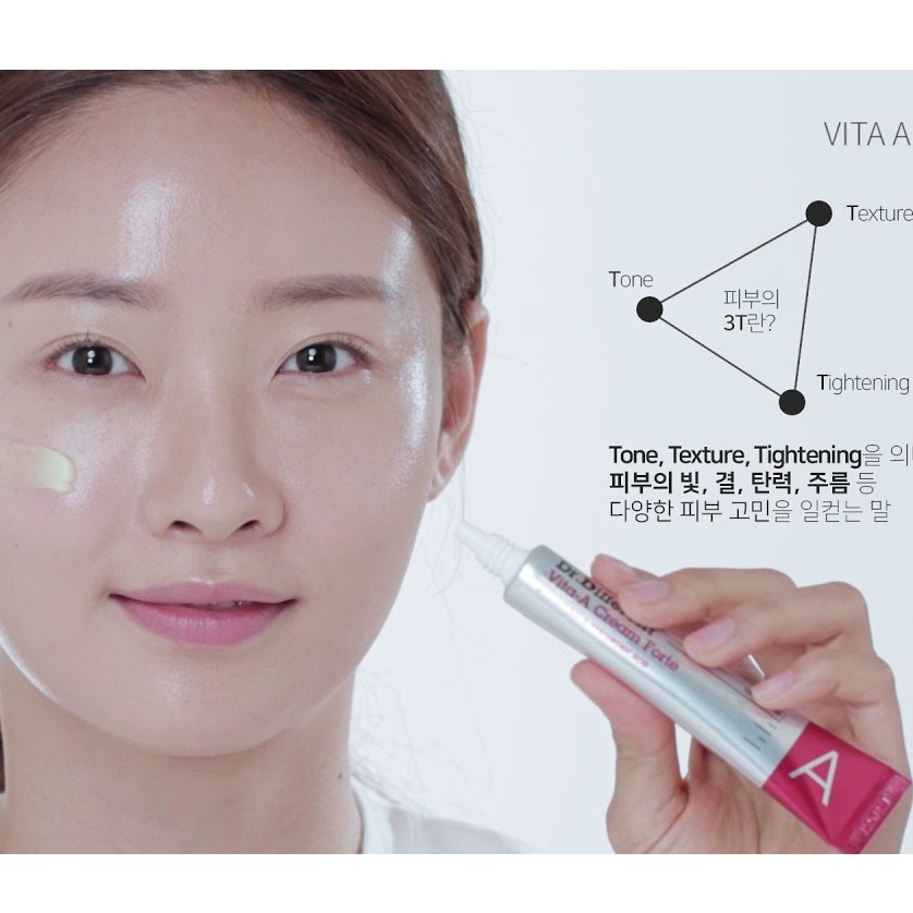 [Mẫu mới 2021] Kem dưỡng da Dr.different Vita A Cream Forte Retinal (0.1%- 0.05%) | BigBuy360 - bigbuy360.vn