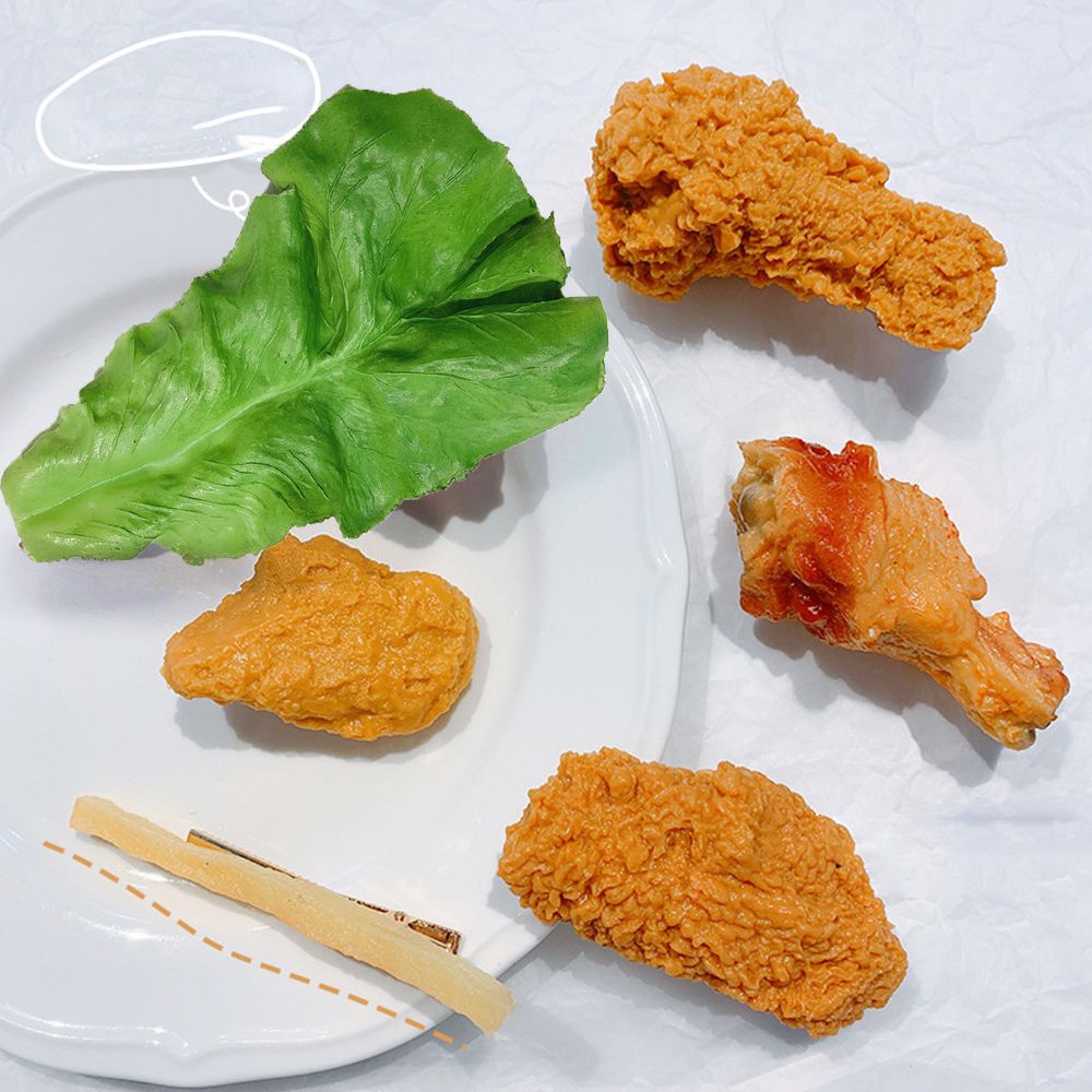 Kẹp Tóc Hình Đùi Gà 3D Thời Trang Nữ Tính