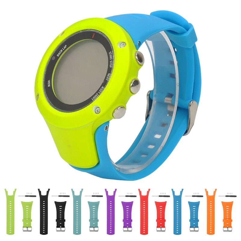Replacement Silicone Sport WristBand Smart Strap For Suunto Ambit Series 1/2/3