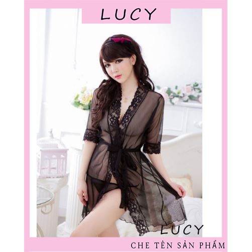 Áo Choàng Ngủ Sexy, Ren Mỏng Rất Dễ Xé | BigBuy360 - bigbuy360.vn