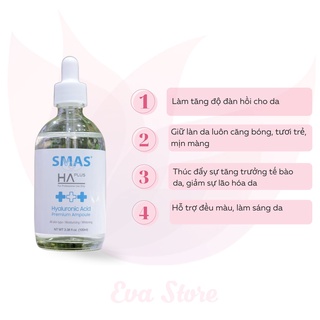 [Nhập Khẩu] Serum cấp ẩm sâu HA Plus SMAS 100ML