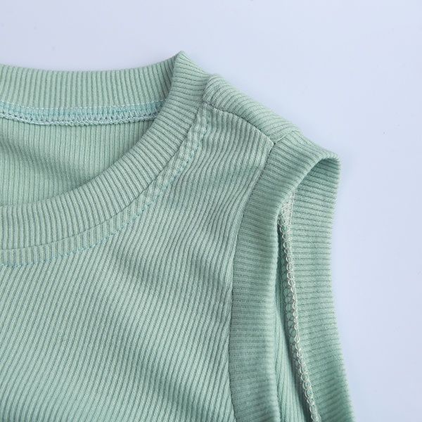 Đồ bộ sát nách bé trai Pika Kids Bộ quần áo chất liệu len tăm cho bé trai từ 10-18 kg