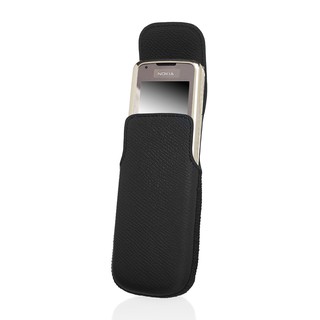 Bao da bò HANHSON Đen Epsom Nokia 8800