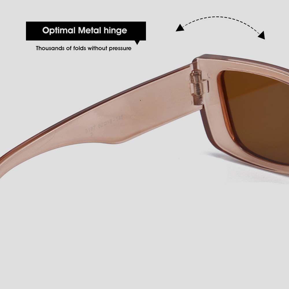 VANES1 Kính Mát Gọng Chữ Nhật Nhỏ Chống Tia UV Màu Xanh Lá Cây Phong Cách Âu Mỹ