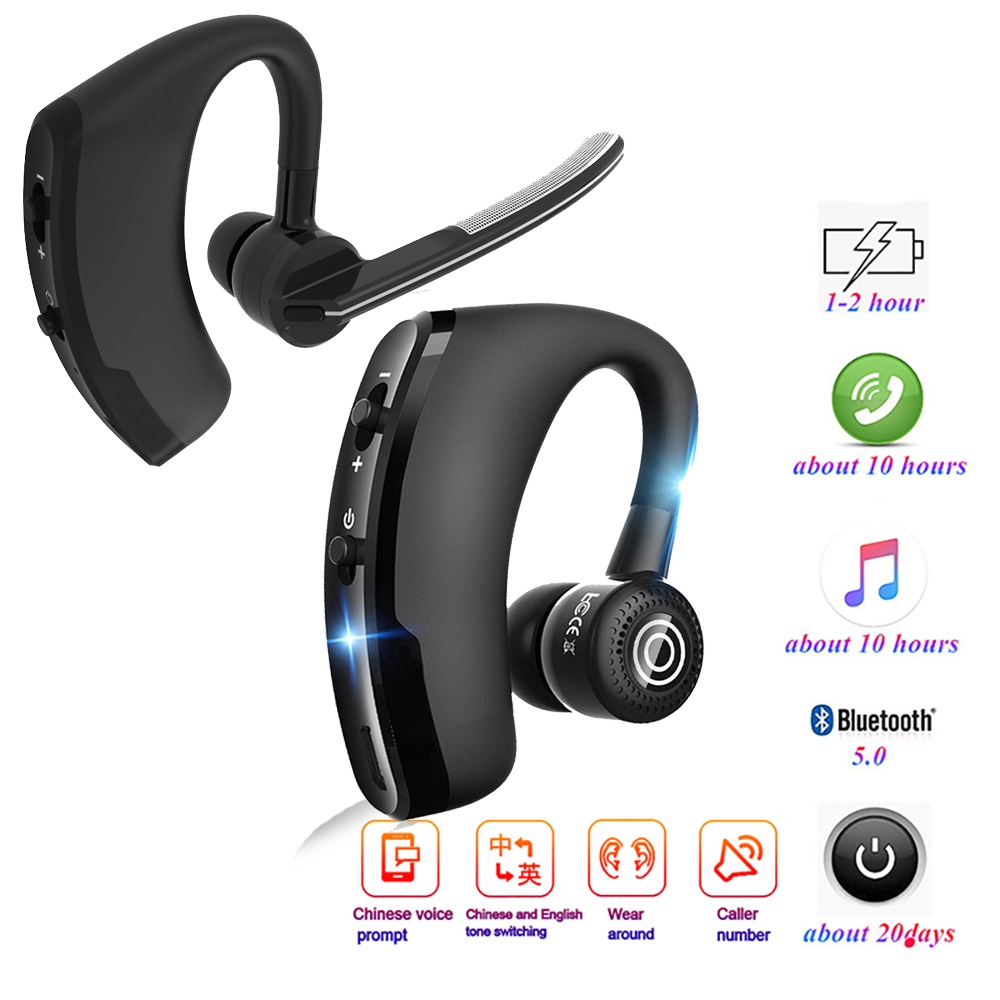 Tai Nghe Bluetooth 5.2 Không Dây V9 V9s Giảm Tiếng Ồn Có Màn Hình LED HD