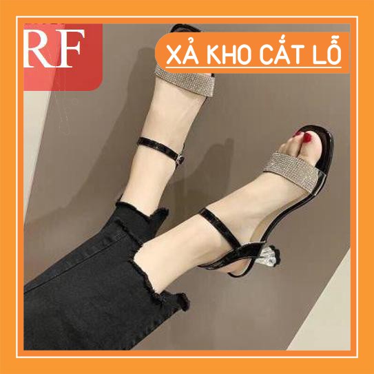 Hot Xả tồn kho - Giày CG quai ngang kim tuyến mũi vuông mới- CG-0333 Ad2432 THU VỐN . L * . ｡ >