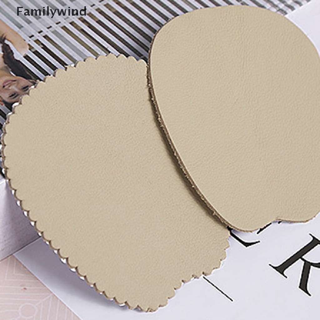 1 Cặp Miếng Dán Đế Giày Bằng Da Bò Chống Trượt Tự Dính