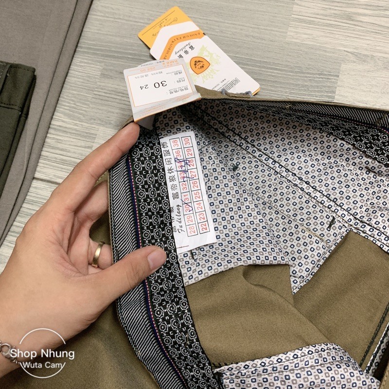Quần Ngố Kaki Nam Trung Niên ngon bổ rẻ dáng thụng túi chéo 1 Ly + Ảnh Thật