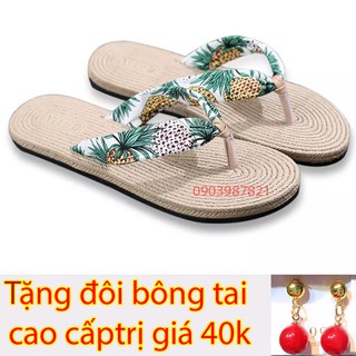 Dép Cói Siêu Nhẹ Nhiều Màu Rất Dẽ Thương
