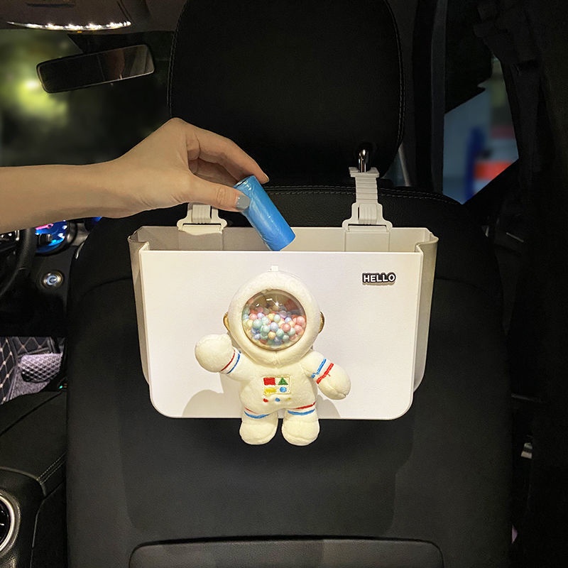 Thùng Rác Treo Ghế Sau Xe Hơi Gấp Gọn Sáng Tạo Dễ Thương Cao Cấp Dành Cho Bạn Nữ