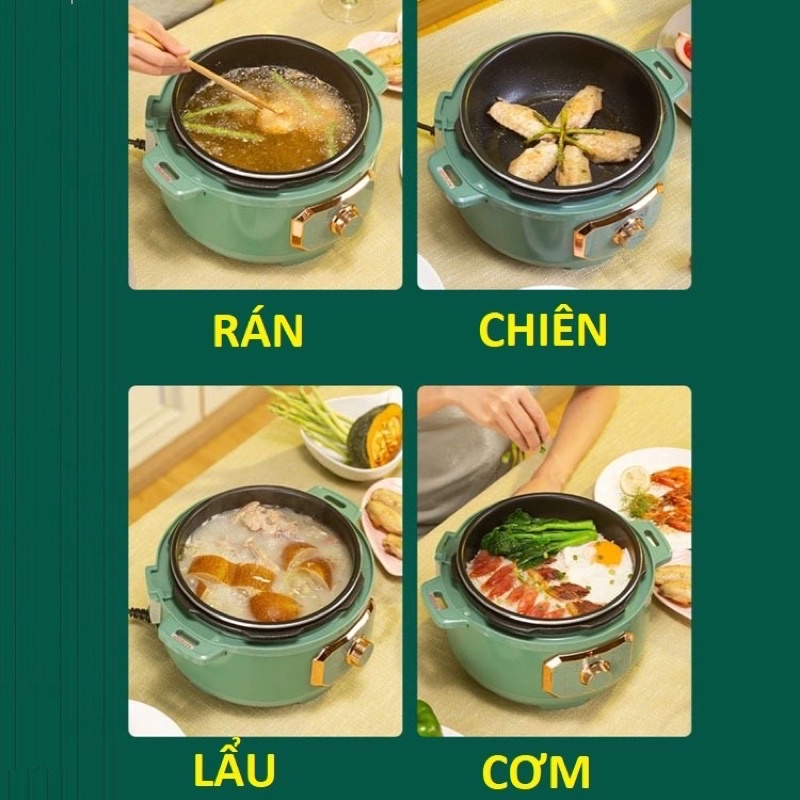 Nồi áp suất điện đa năng (hầm ,chiên ,nướng ,xào) dung tích 3 Lít