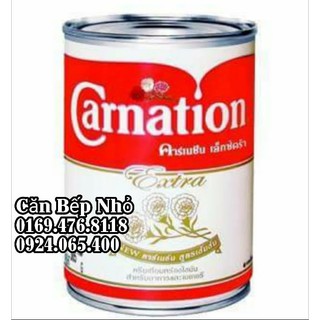Sữa béo Carnation chuyên pha trà sữa, nấu tomyum, đồ tráng miệng Thái Lan