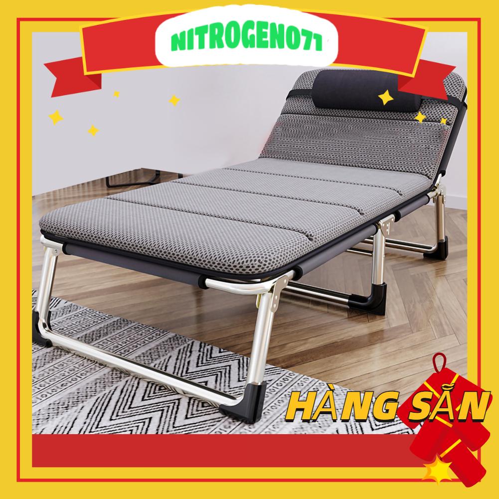 Giường gấp đơn nằm dài thư giãn nghỉ trưa văn phòng khẩn cấp cắm trại ngoài trời