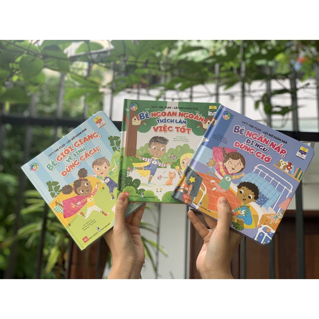 Sách - Lift-The-Flap - Lật Mở Khám Phá- Bé Giỏi Giang, Vệ Sinh Đúng Cách