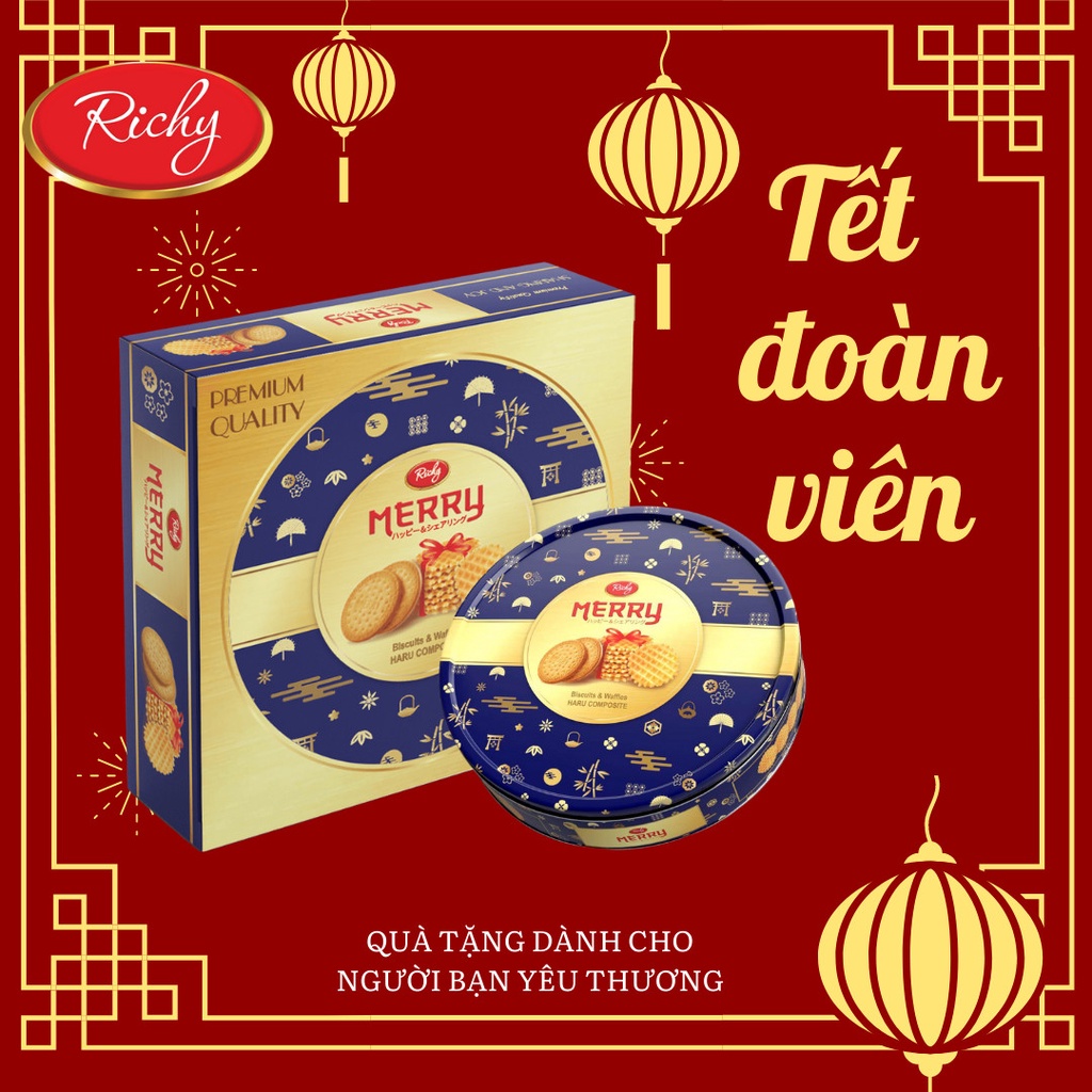 Bánh Richy Merry Nhật thập cẩm 333g