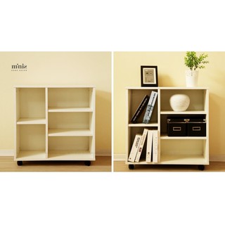 Kệ Sách Gỗ Đứng Nhỏ 5 Ngăn Đa Dụng