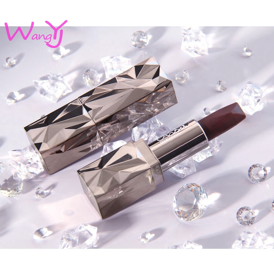 Son Lì Ba Màu Tùy Chọn Hình Viên KIm Cương Trang Điểm Chuyên Nghiệp