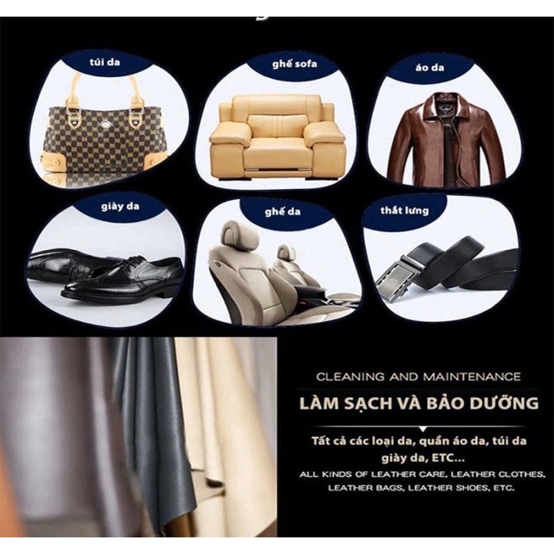 Xịt bóng đồ gỗ, đồ da, nội thất ô tô, bóng lốp WAX CARE
