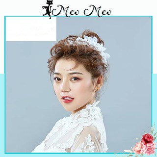 Phụ Kiện Cưới  Dây Hoa Cài Tóc Cô Dâu A101