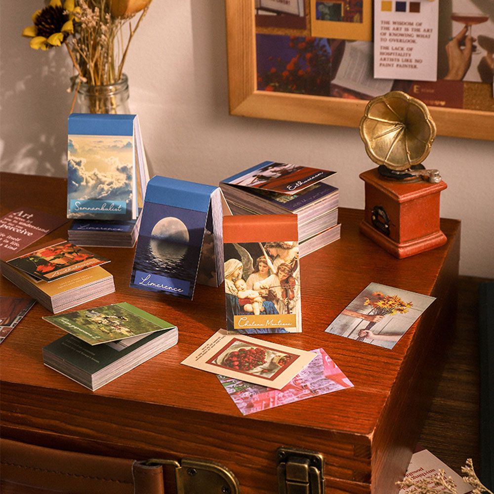 1 Gói 50 Miếng Dán Washi Dễ Thương Dùng Trang Trí Sổ Tay Diy