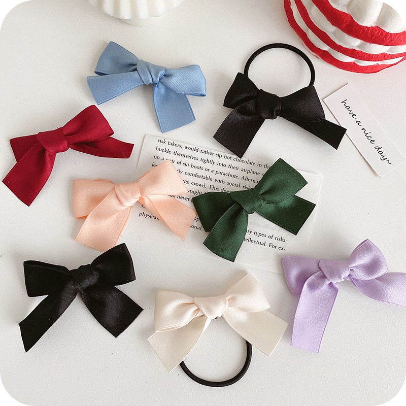 Dây Buộc Tóc Kiểu Nơ Xinh Xắn Cho Nữ