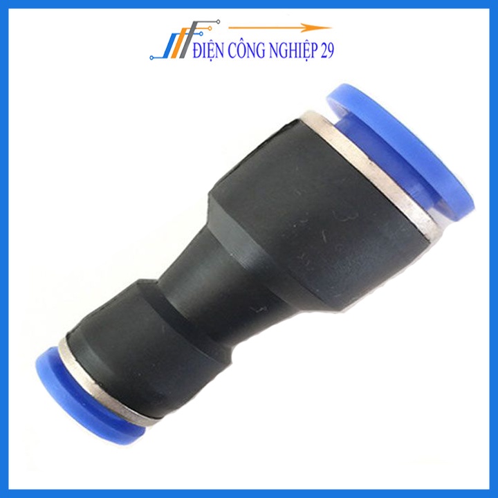 Hai đầu nối nhanh cắm ống thu đầu to đầu bé nối ống nhựa PU khí nén chất lỏng phun sương hơi nước