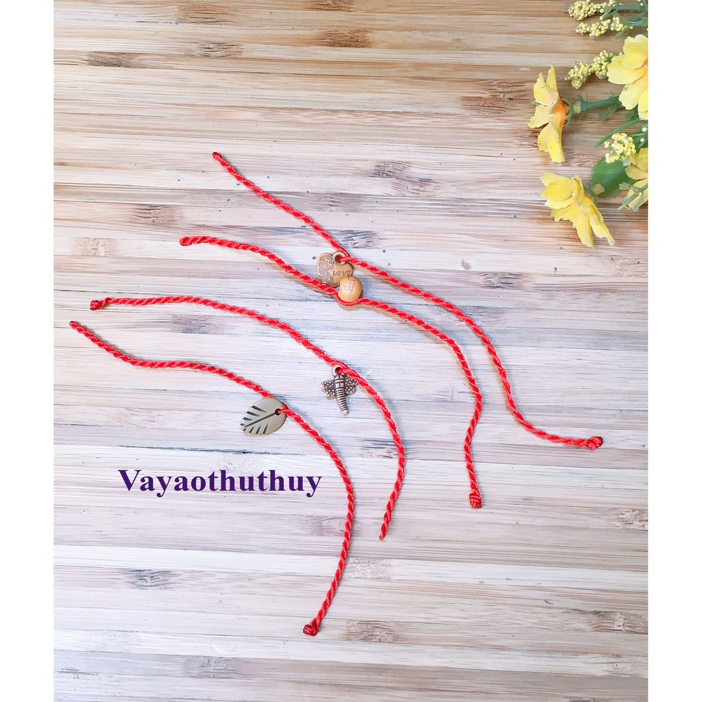 ( Rẻ vô địch ) dây đeo tay hạt đỏ may mắn