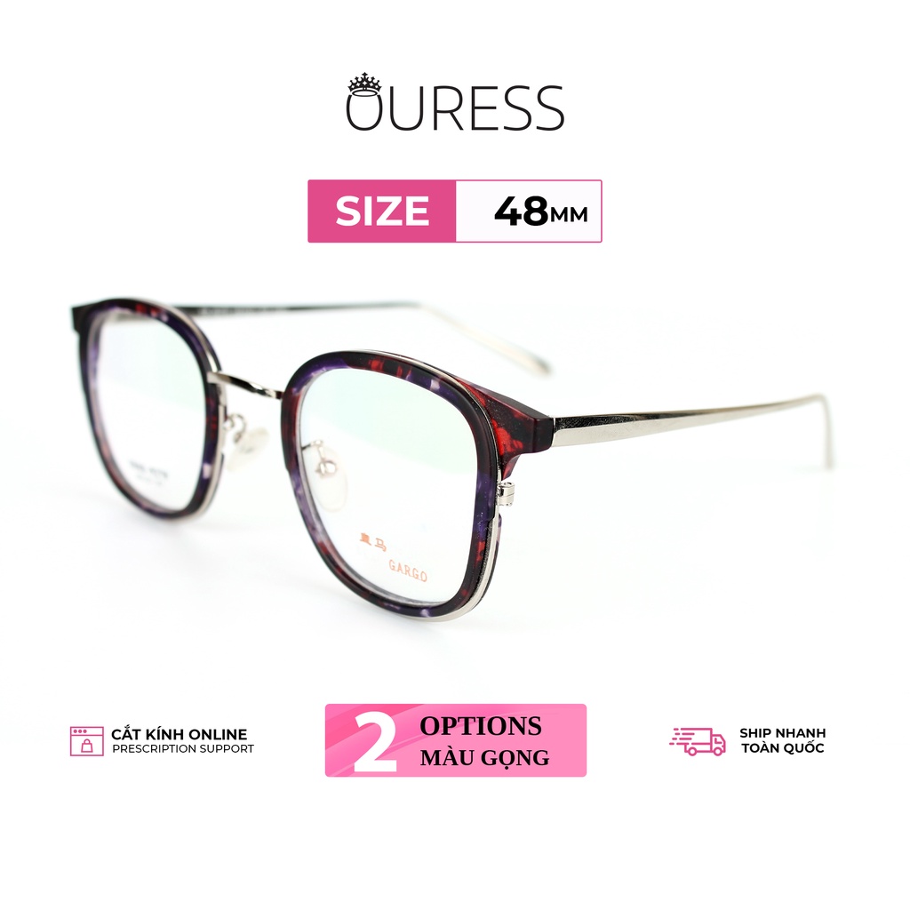 Gọng kính TR90 phối càng hợp kim cao cấp bền đẹp thời trang – hàng chính hãng Ouress 9279
