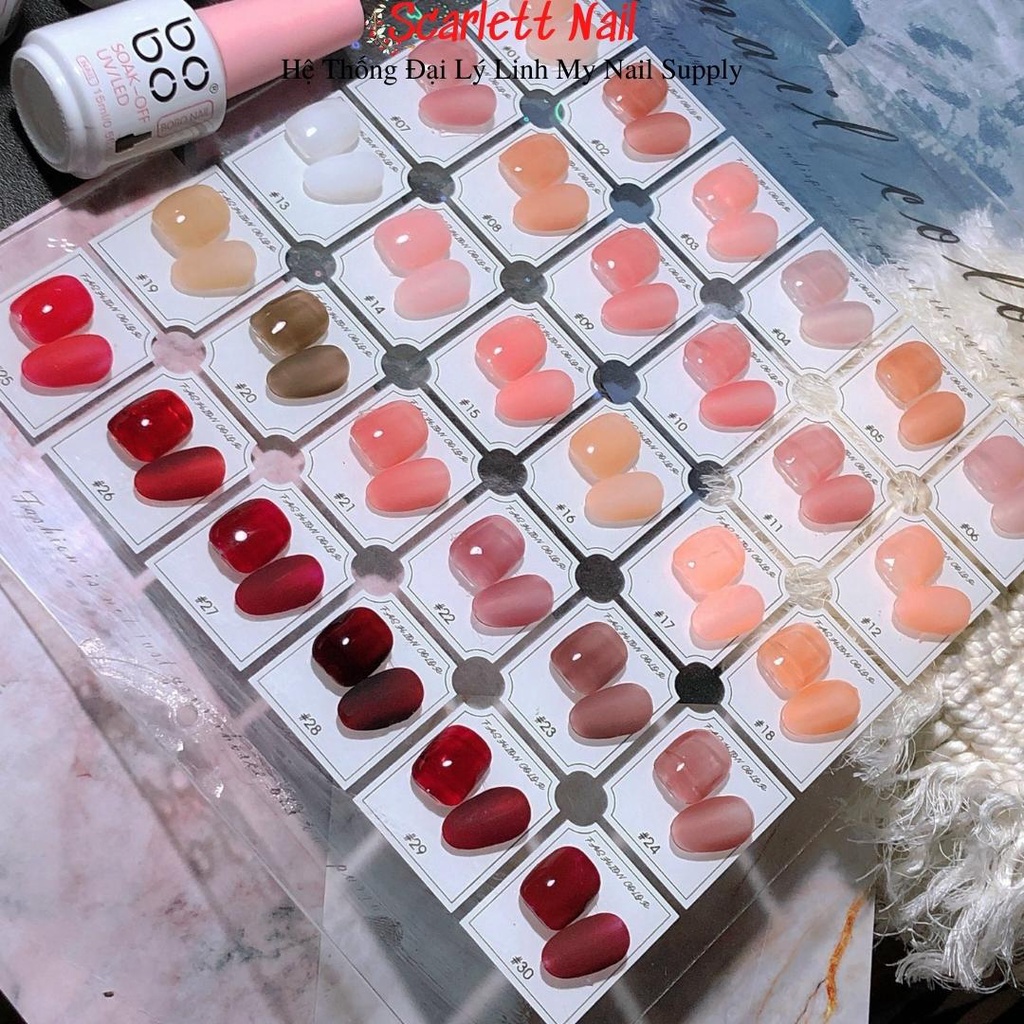Sơn Thạch BoBo - Sơn Gel Móng Tay Thời Thượng Nhiều Màu