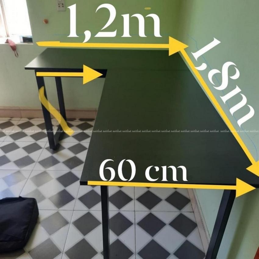 Bàn làm việc chữ 𝐋 𝐁𝐋𝟎𝟏 bàn văn phòng chắc chắn, khả năng chịu lực lớn lên đến 80kg