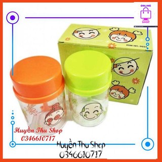 Bộ 2 lọ thủy tinh đựng gia vị