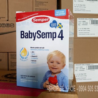 Sữa bột semper 3, 4 - baby semp thụy điển 800gr