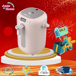 Bình thủy điện đun nước giữ nhiệt siêu tốc 3l bear ke-b30v1 màu hồng kem - 1350w khử clo