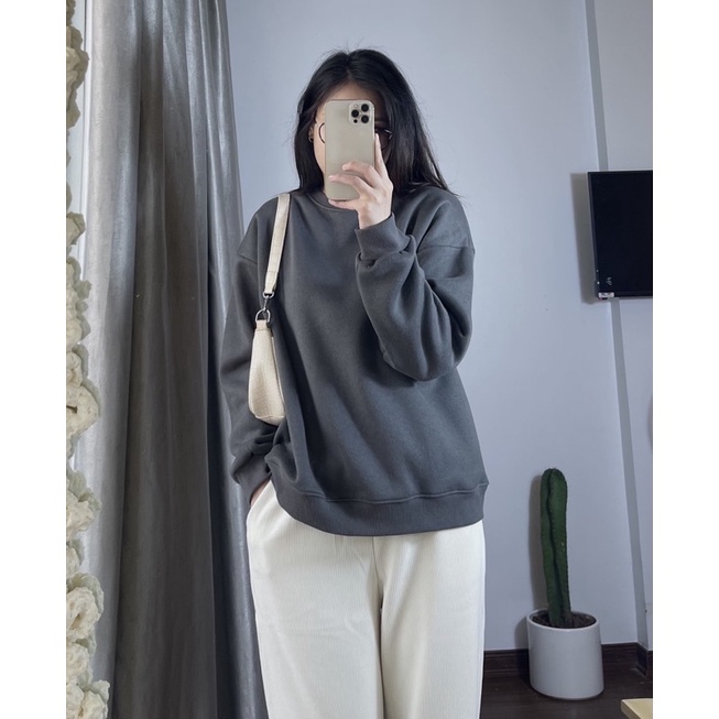 Áo Nỉ Trơn Form Rộng Nhiều Màu Phong Cách Trẻ Trung Năng Động Nam Nữ Đều Mặc Được - SINNA STORE | BigBuy360 - bigbuy360.vn