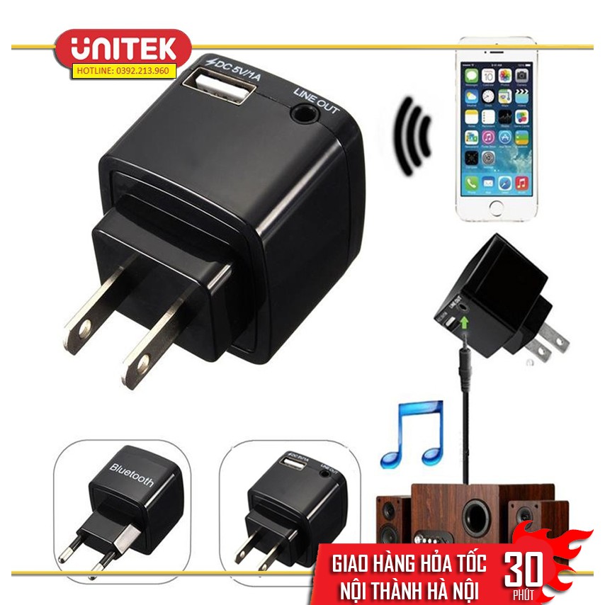 Thiết Bị Nhận Không Dây Bluetooth 3.0 + EDR Tích Hợp Cổng Sạc USB BTR-108