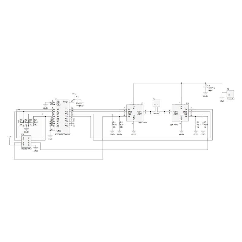 Động Cơ Điều Khiển Động Cơ Công Suất Cao Bts7960 43A Cho Arduino