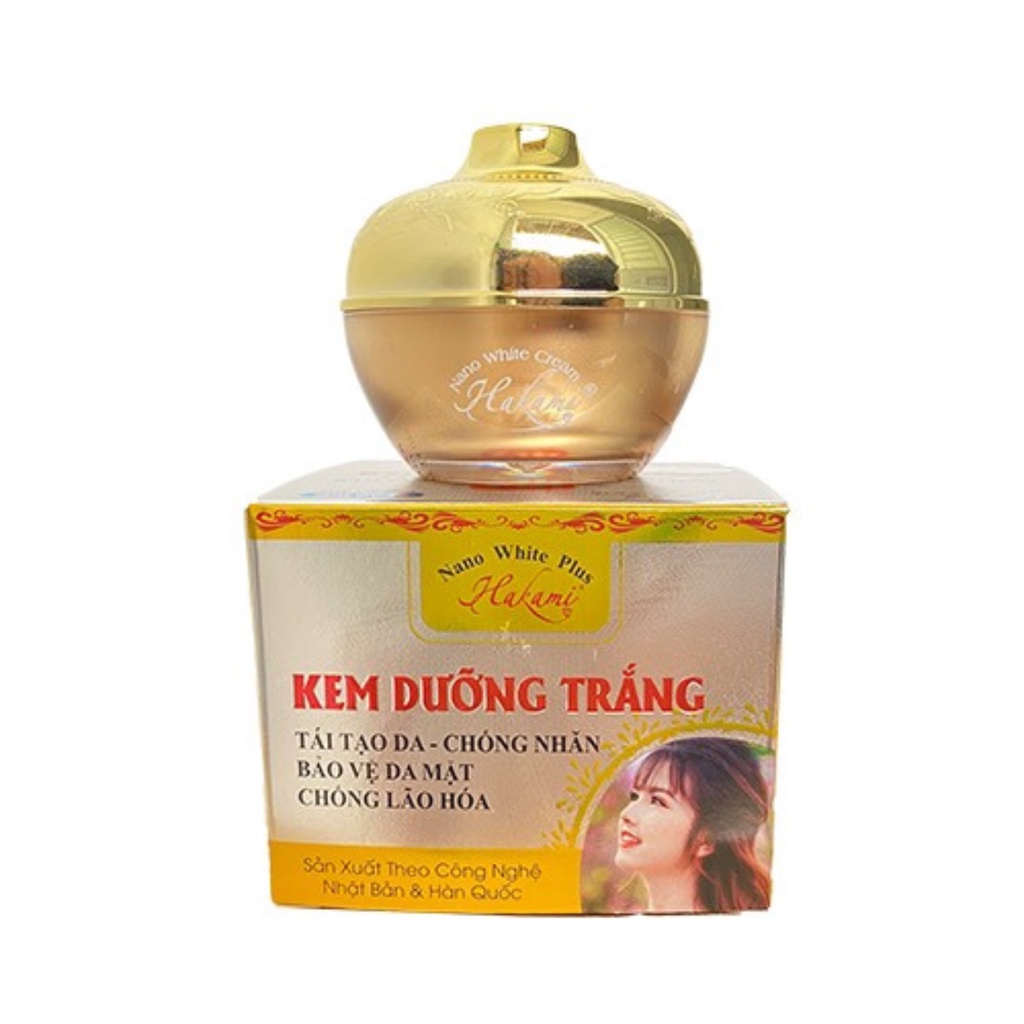Kem Dưỡng Trắng Da Chống Nắng Ngăn Ngừa Lão Hóa Xóa Nhăn Nanowhite Hakami Plus 30g