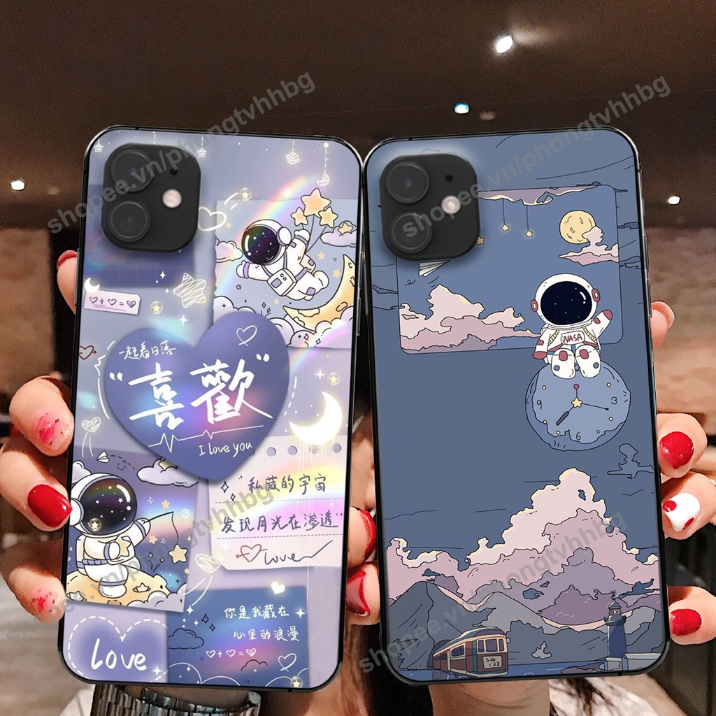 Ốp lưng Iphone 11-IPHONE 11 PRO-IPHONE 11 PRO MAX phi hành gia hoạt hình 3D cute giá rẻ