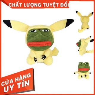 Ếch xanh pepe lai picachu - Hàng độc lạ Pepe Frog