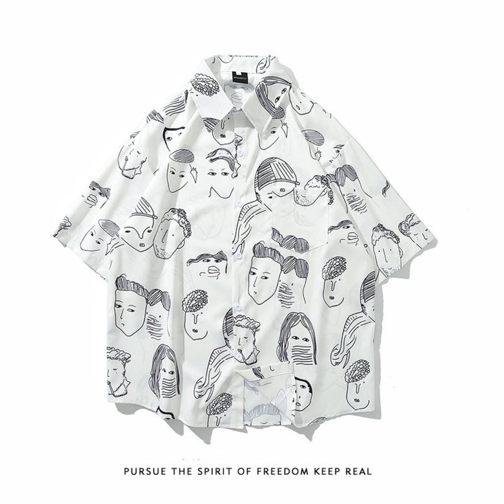 Áo sơ mi nam cộc tay Hajaruku [Chất Linen] thoáng mát - phom rộng | BigBuy360 - bigbuy360.vn