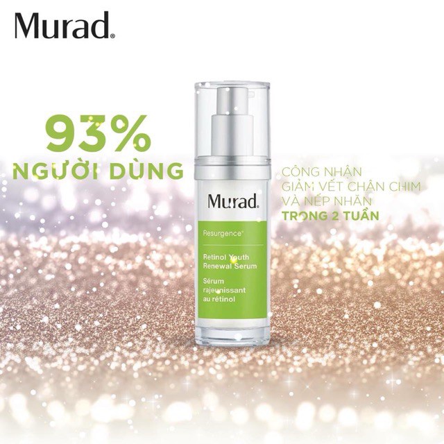 Serum Hồi Sinh Làn Da Lão Hóa Murad Retinol Youth Renewal Serum 30ml