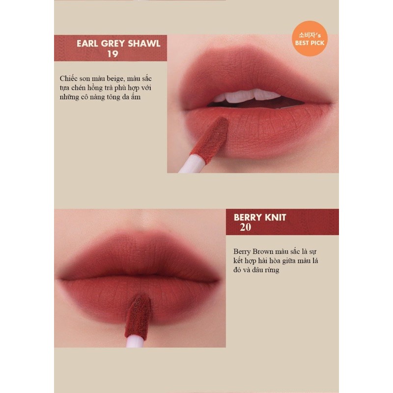 Son Kem Lì, Lên Màu Siêu Chuẩn, Mềm Mại Như Nhung Romand Zero Velvet Tint