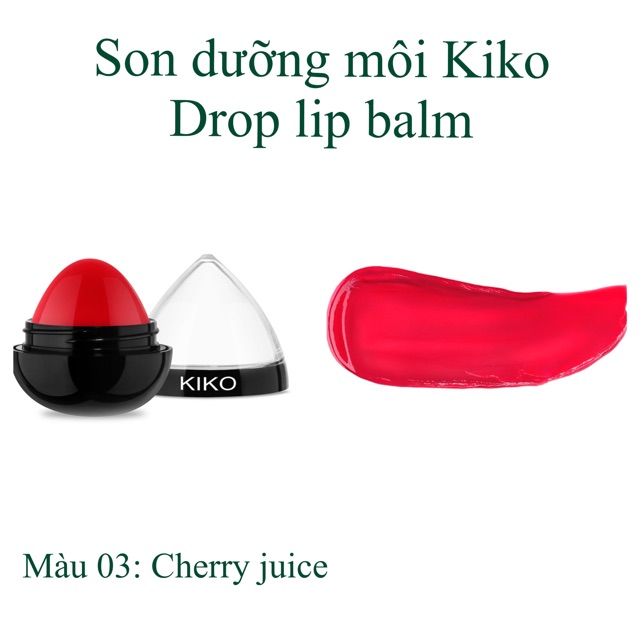 Son dưỡng môi Kiko Drop lip balm