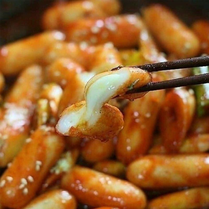 Bánh gạo tokbokki nhân phomai 500g