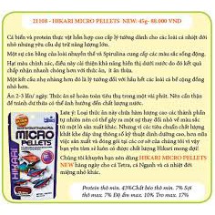 Hikari Micro Pellets New thức ăn cho cá neon thủy sinh 45gram Nhật