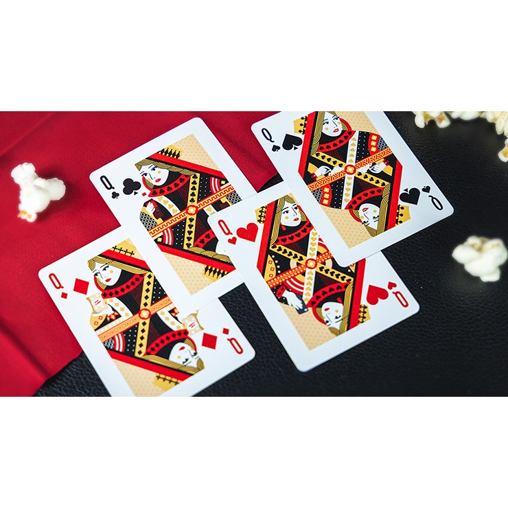 Bộ bài tây Popcorn &amp; Cola Playing Cards - Bài Mỹ - Bài Chính Hãng