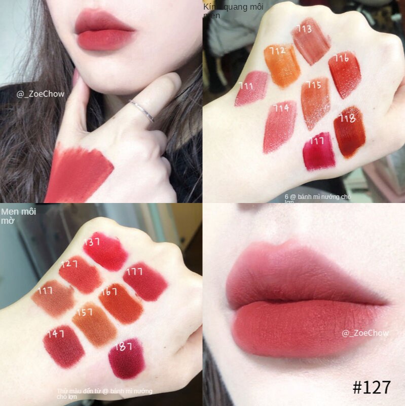 Son môi màu lỳ chất nhung thời trang