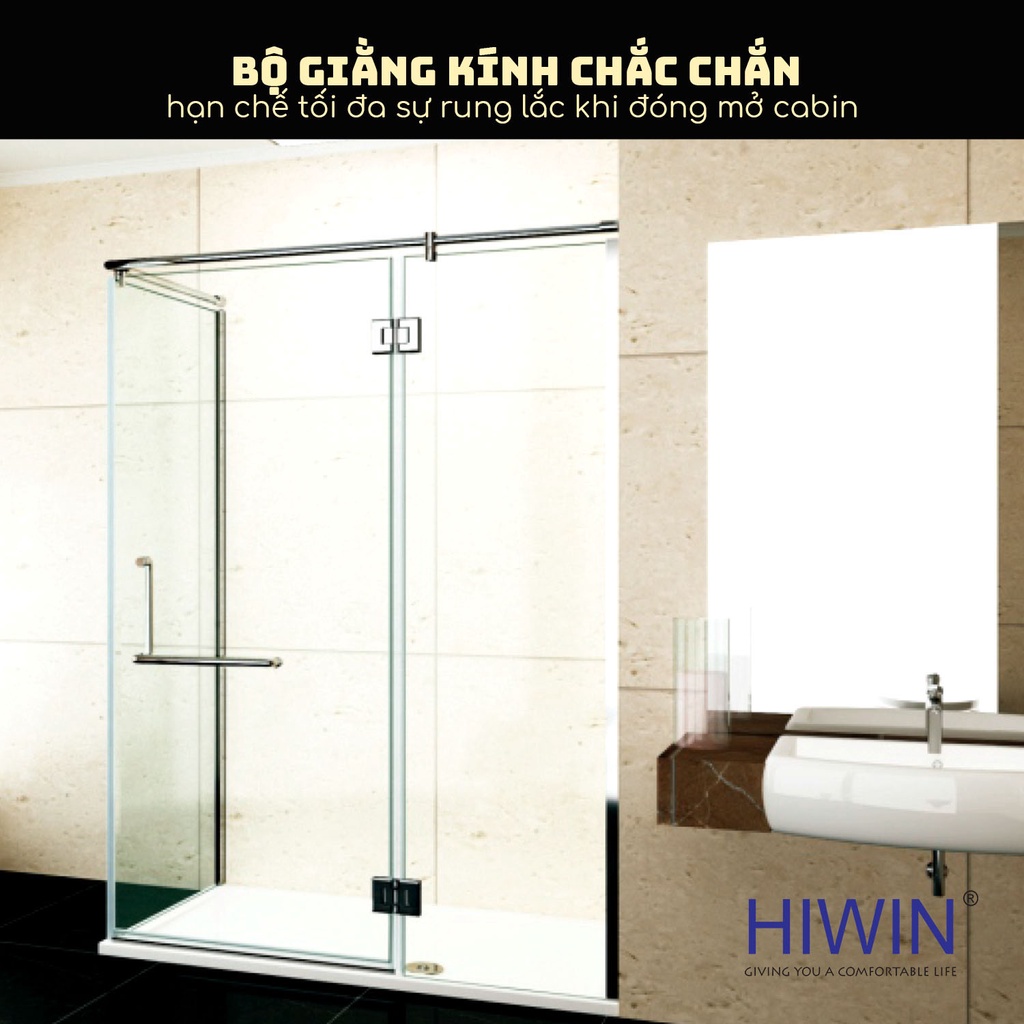 Ống inox thanh giằng vách kính nhà tắm inox 304 mặt gương phi 25 dài 1,5m HIWIN SB-615